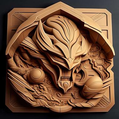 3D model Super Metroid game (STL)